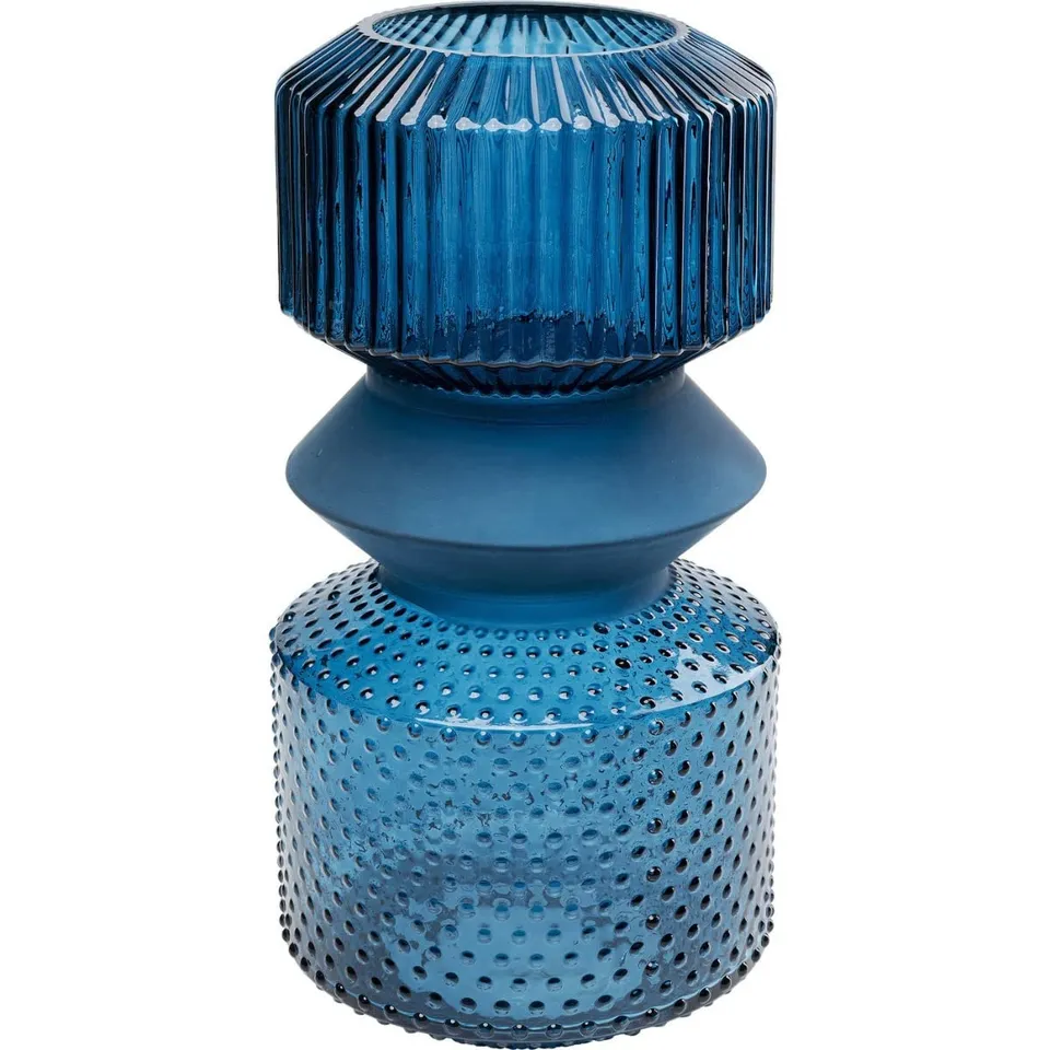 kare-design-vase-marvelous-duo-blau-36-cm-glas-unikat image 1