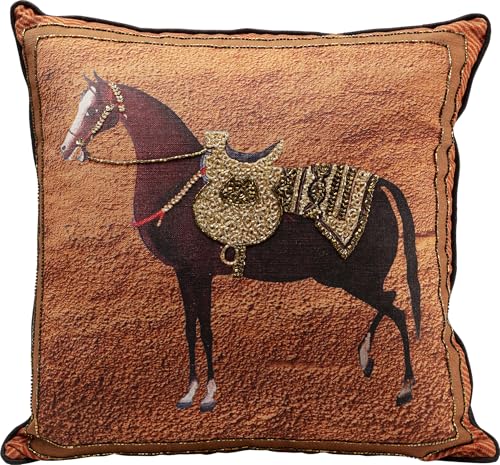 kare-design-show-horse-dekokissen-braun-45x45-cm-pferd-motiv-mit-f-llung image 8