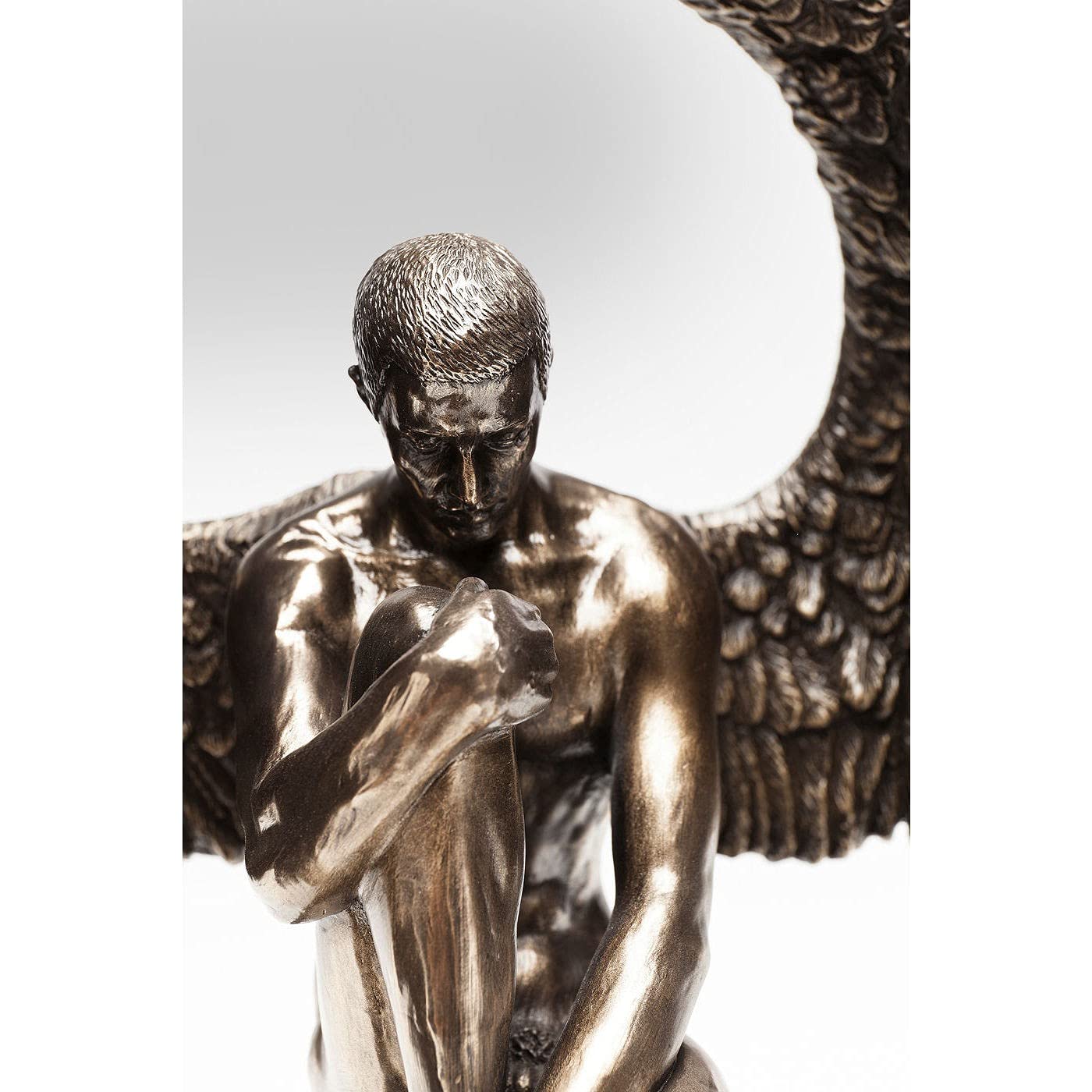 kare-design-nude-sad-angel-deko-objekt-bronze-auf-holz-sockel-26-x-18-x-11-cm image 4