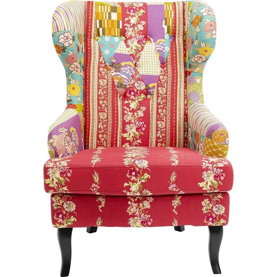 kare-design-sessel-patchwork-rot-ohrensessel-111x72x81-cm image 1