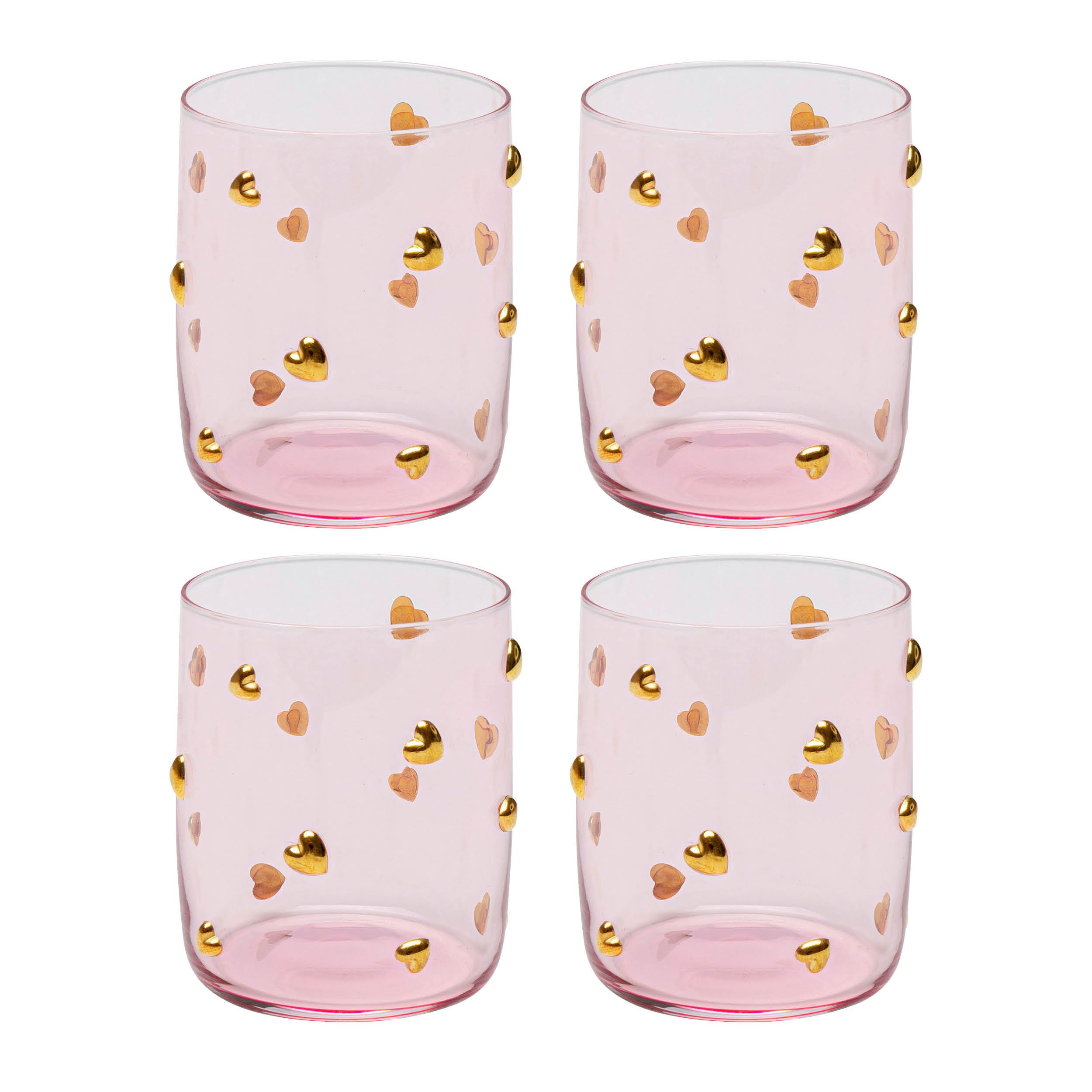 kare-design-glas-heart-gl-ser-set-4-teilig-rosa-305-ml image 1