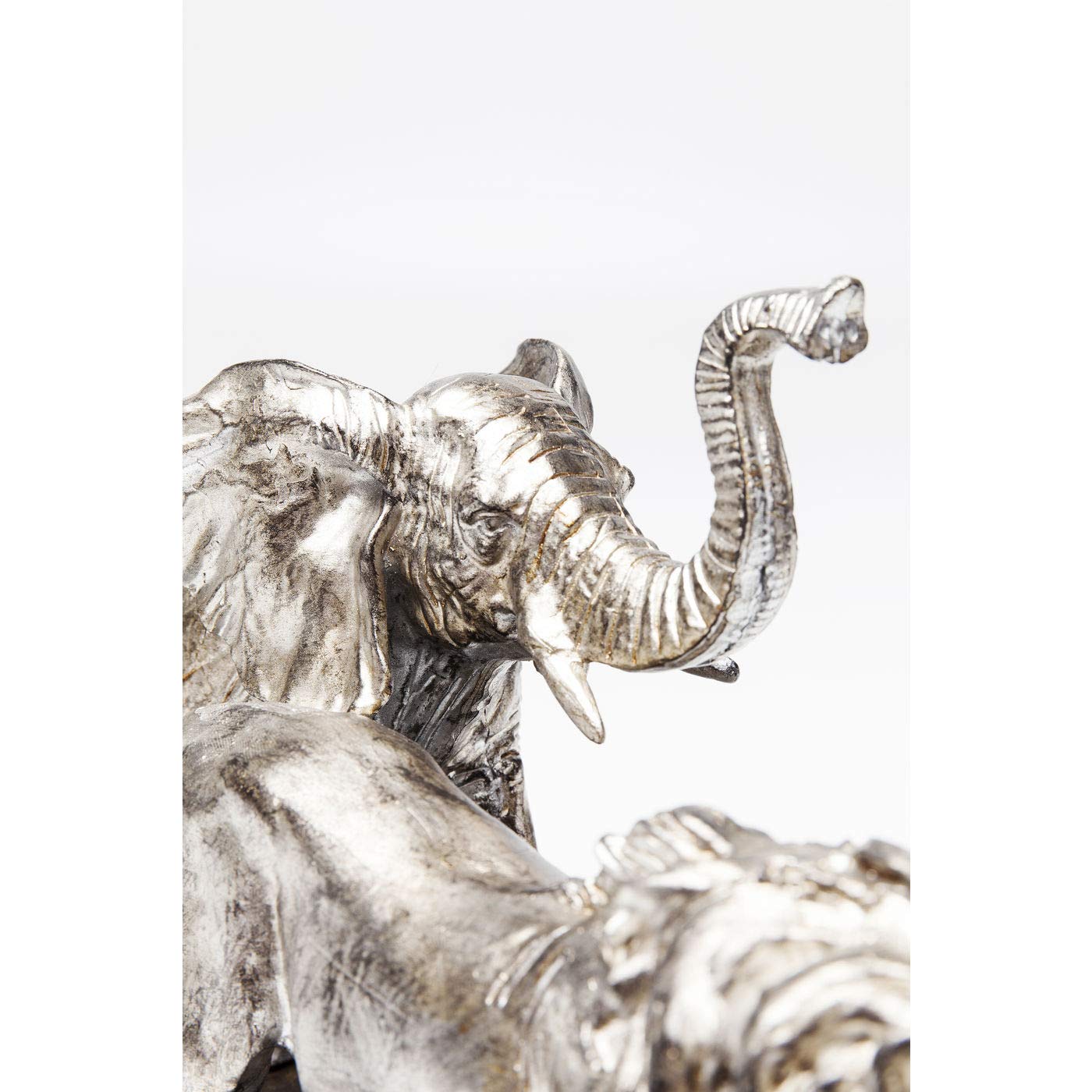 kare-design-deko-objekt-animal-journey-silber-36x71x16-cm image 8