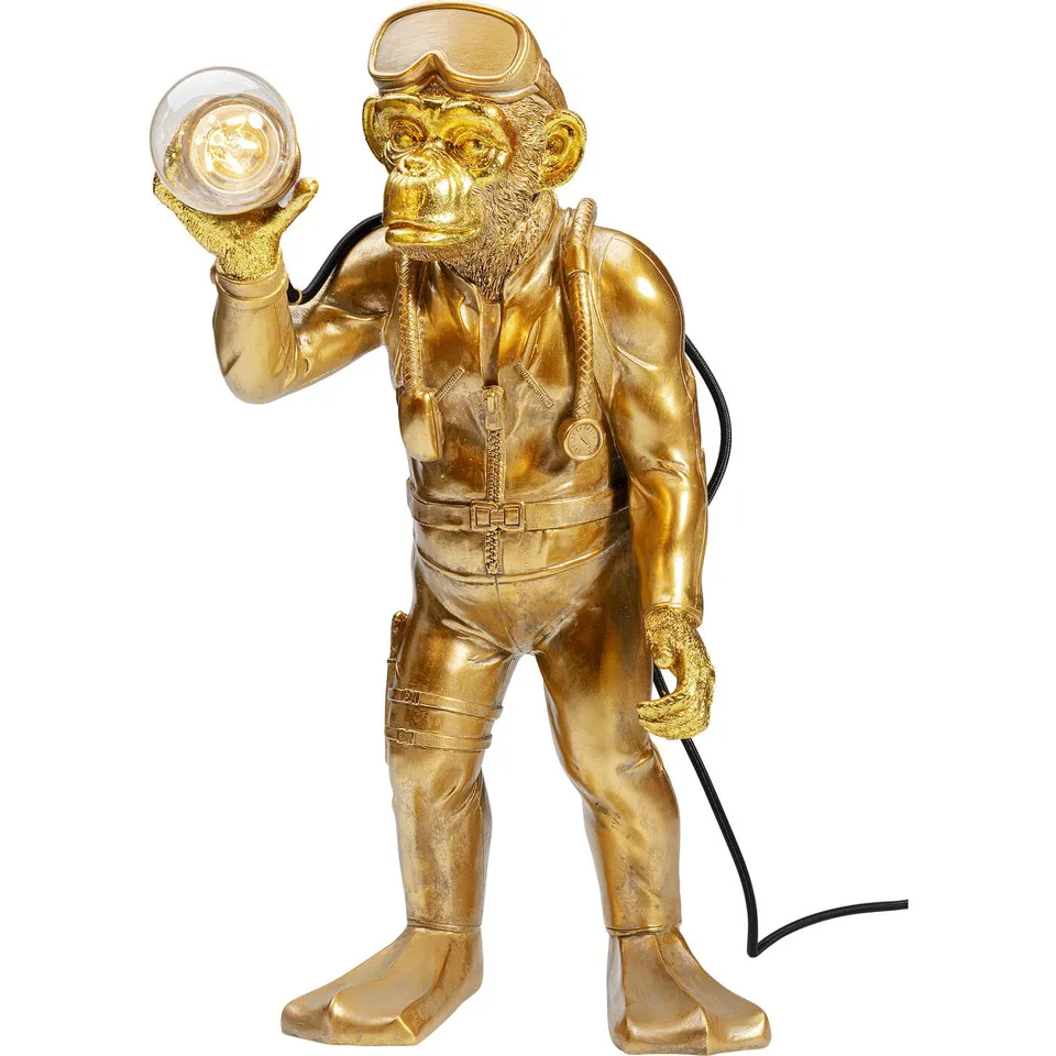 kare-design-tischleuchte-animal-monkey-gold-49-5x27x31cm image 1