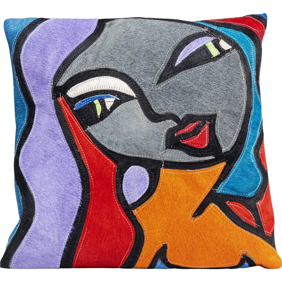 kare-design-kissen-monique-purple-hair-40x40-cm-deko-kissen-aus-echtfell-mit-rei image 1