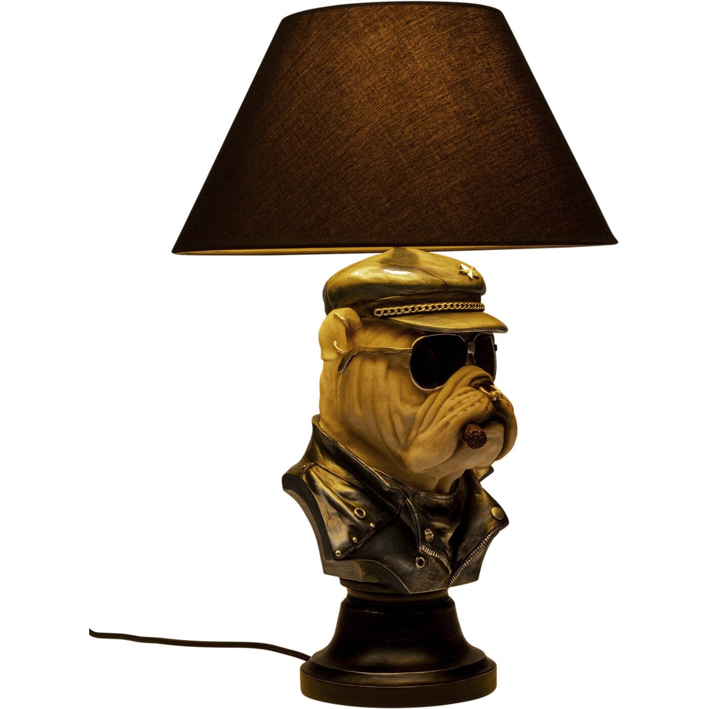 kare-design-tischlampe-punk-dog-schwarz-design-tischleuchte-57x36x36-cm-e27 image 4