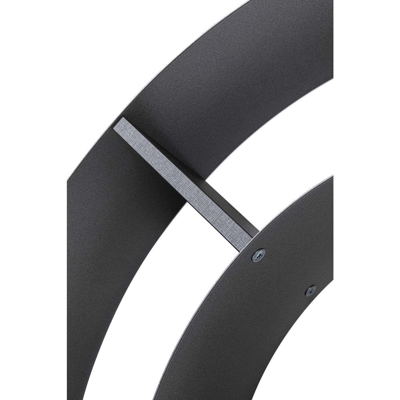 kare-design-wandregal-snail-silber-rund-durchmesser-75-cm-stahl image 4