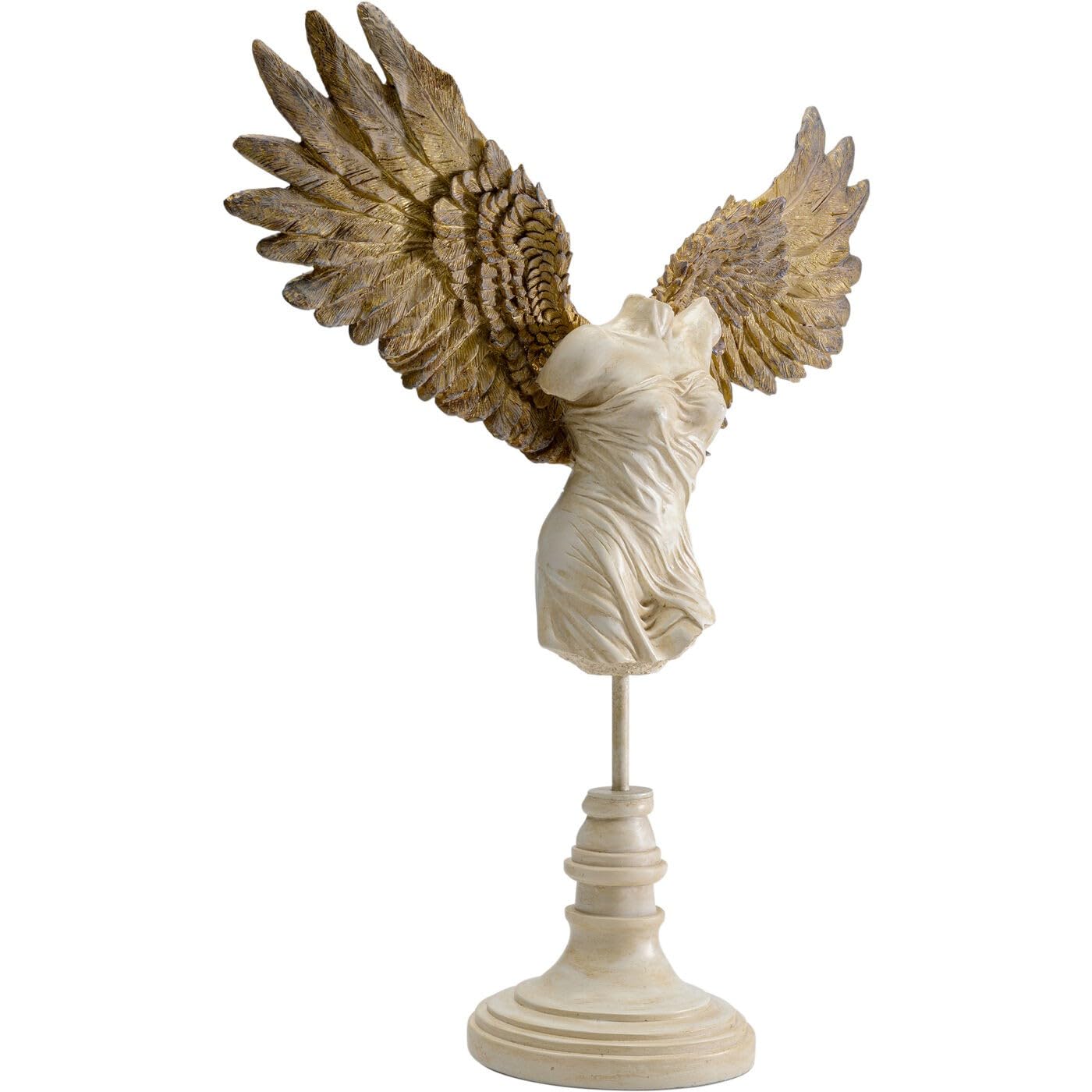 kare-design-guardian-angel-female-deko-objekt-wei-gold-42x47x14-cm image 5