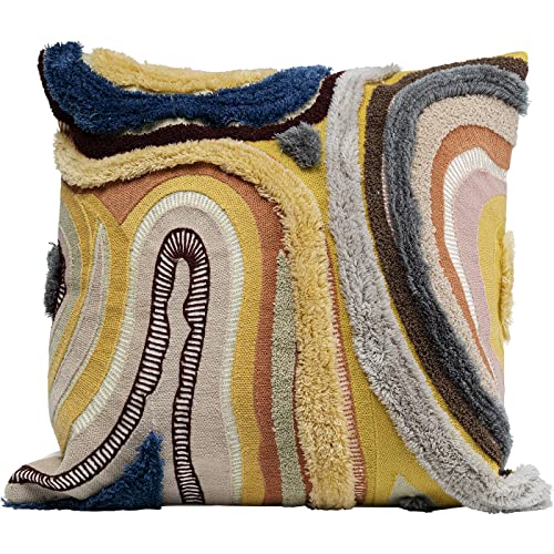 kare-design-lava-kissen-45x45-cm-braun-wellenmuster-mit-rei-verschluss image 6