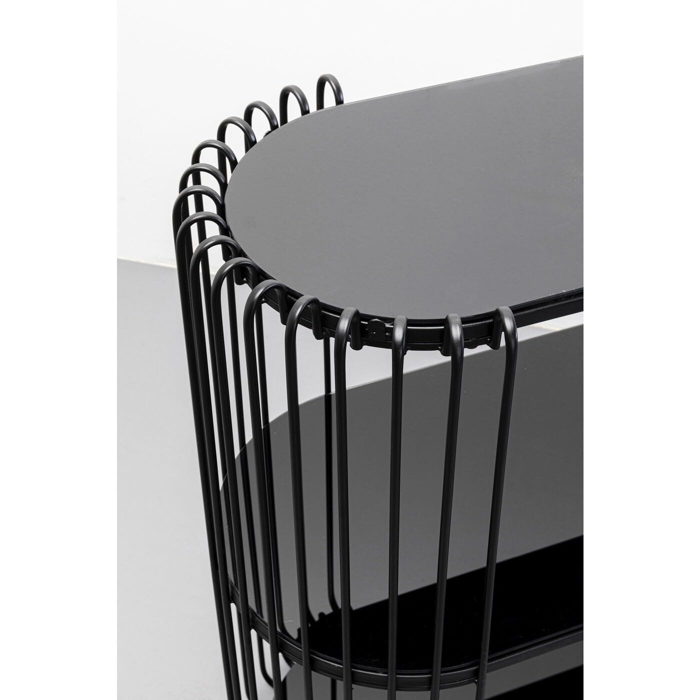 kare-design-wire-konsole-schwarz-78x81x37-cm-sideboard-mit-esg-glas image 3