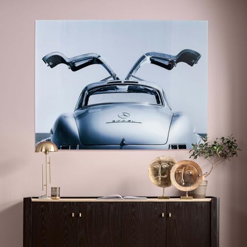 kare-design-oldtimer-glasbild-mehrfarbig-120x160cm-querformat image 7