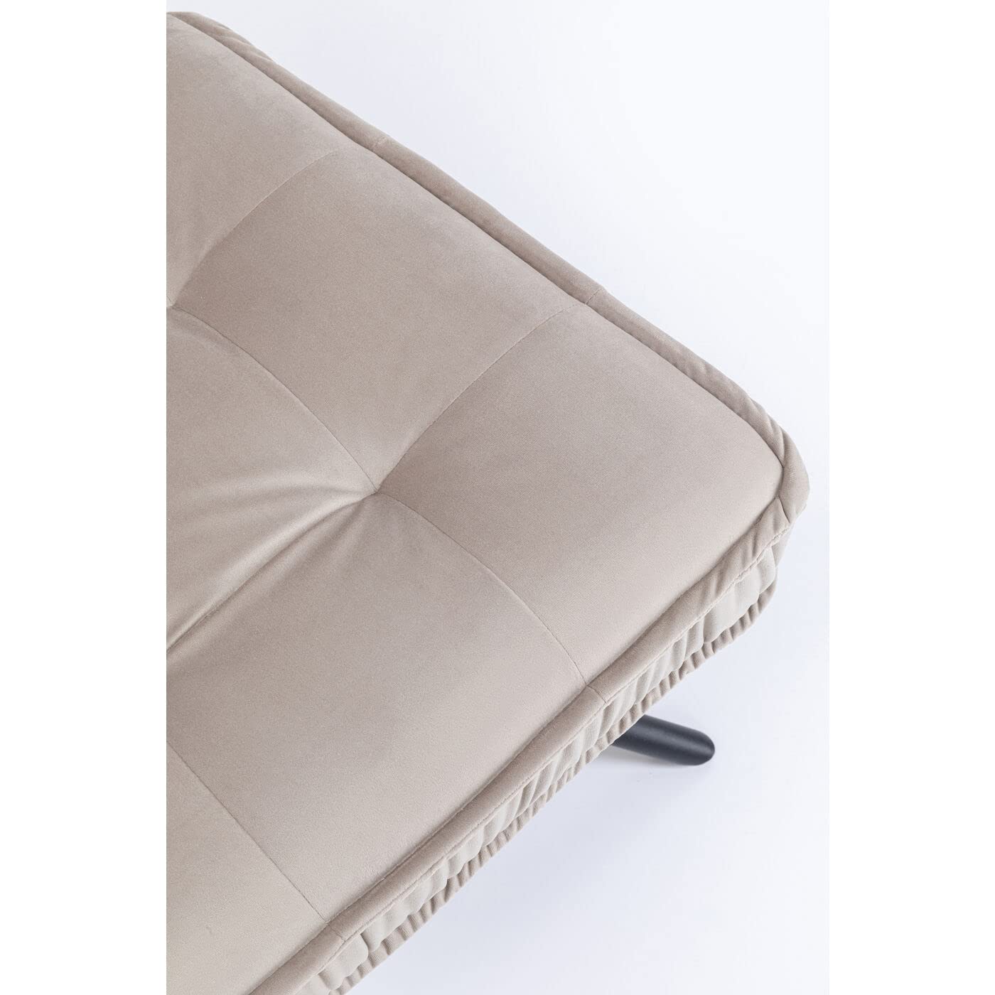 kare-design-stuhl-chelsea-grau-samtoptik-drehstuhl-91x50x60-cm image 5