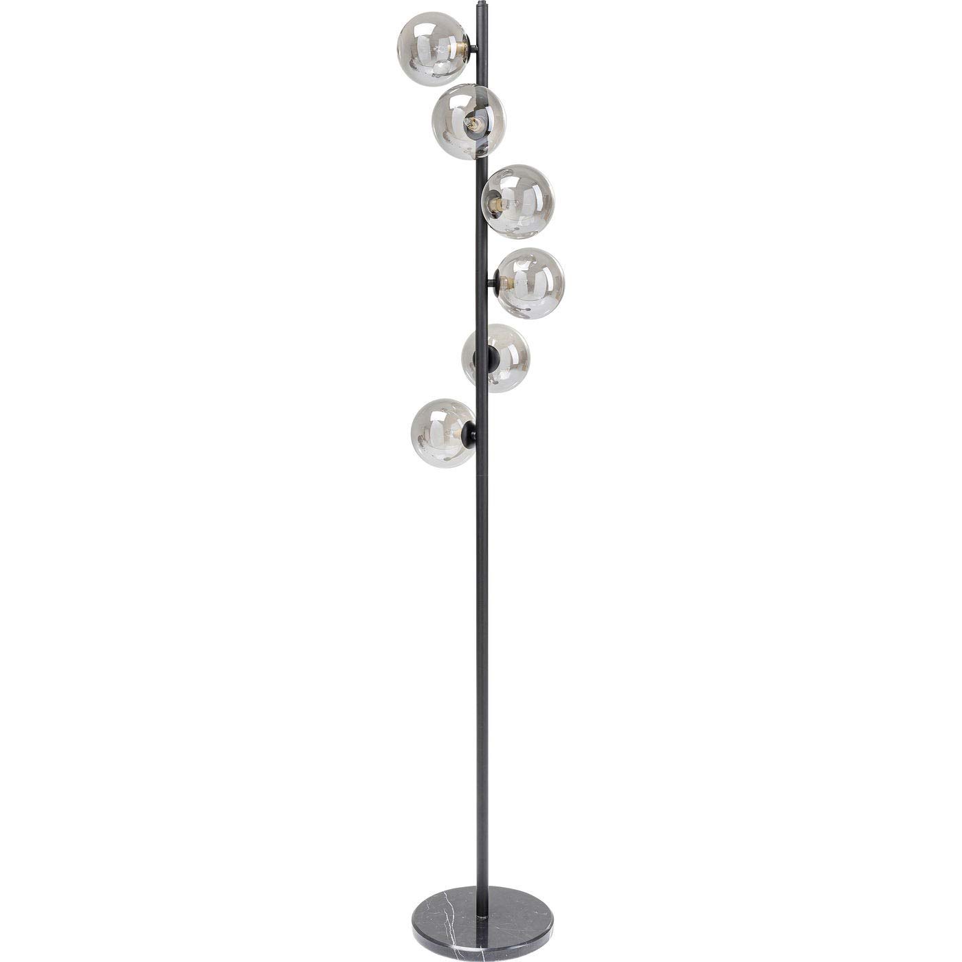 kare-design-stehleuchte-scala-balls-schwarz-6-flammige-glas-kugel-stehlampe-161- image 1