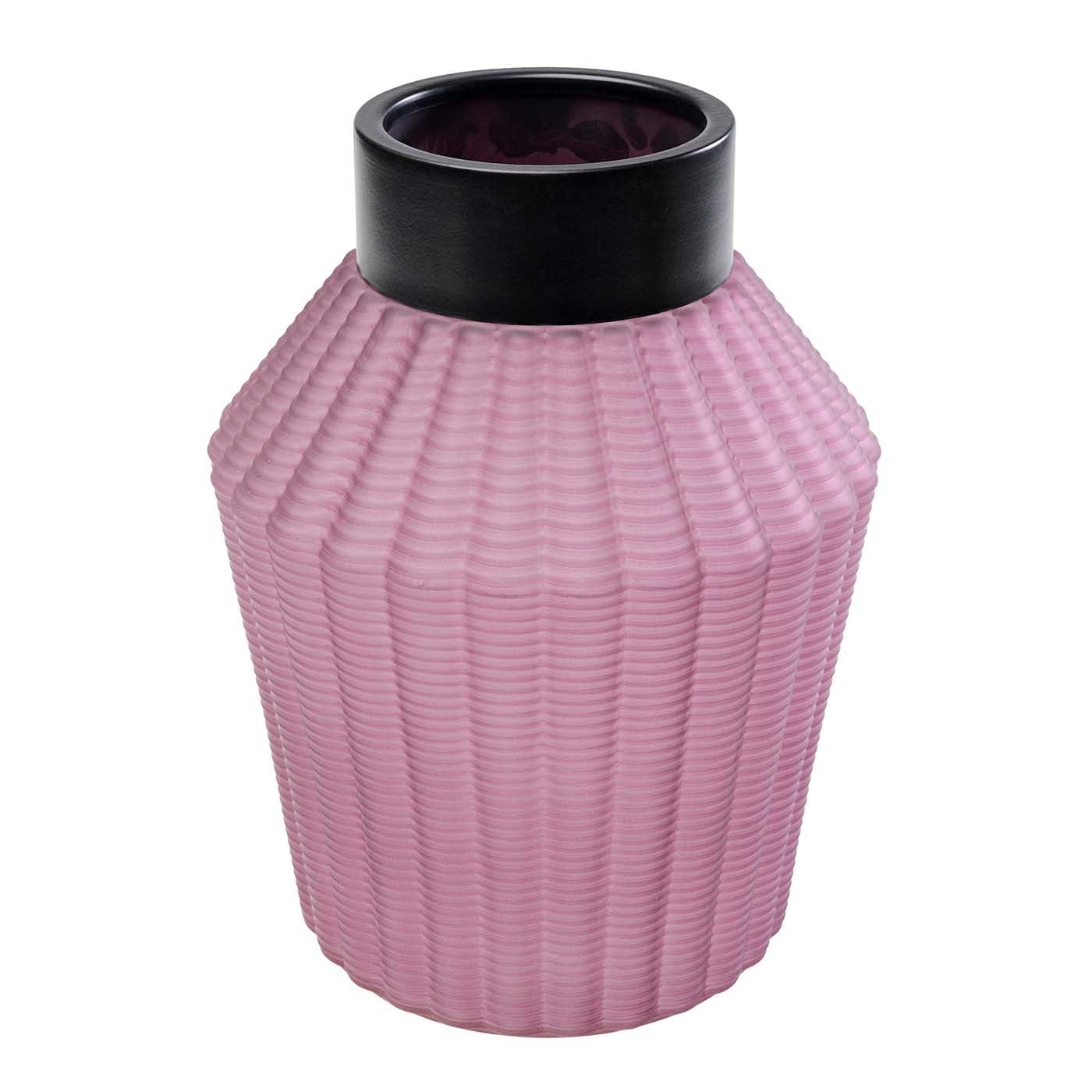 kare-design-vase-barfly-pink-lila-matt-tischvase-28-cm image 1