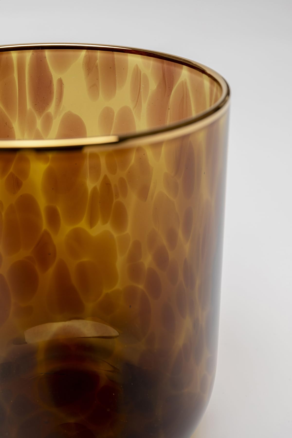kare-design-glas-caramel-wasserglas-set-4-teilig-braun-430-ml-mit-goldrand image 5