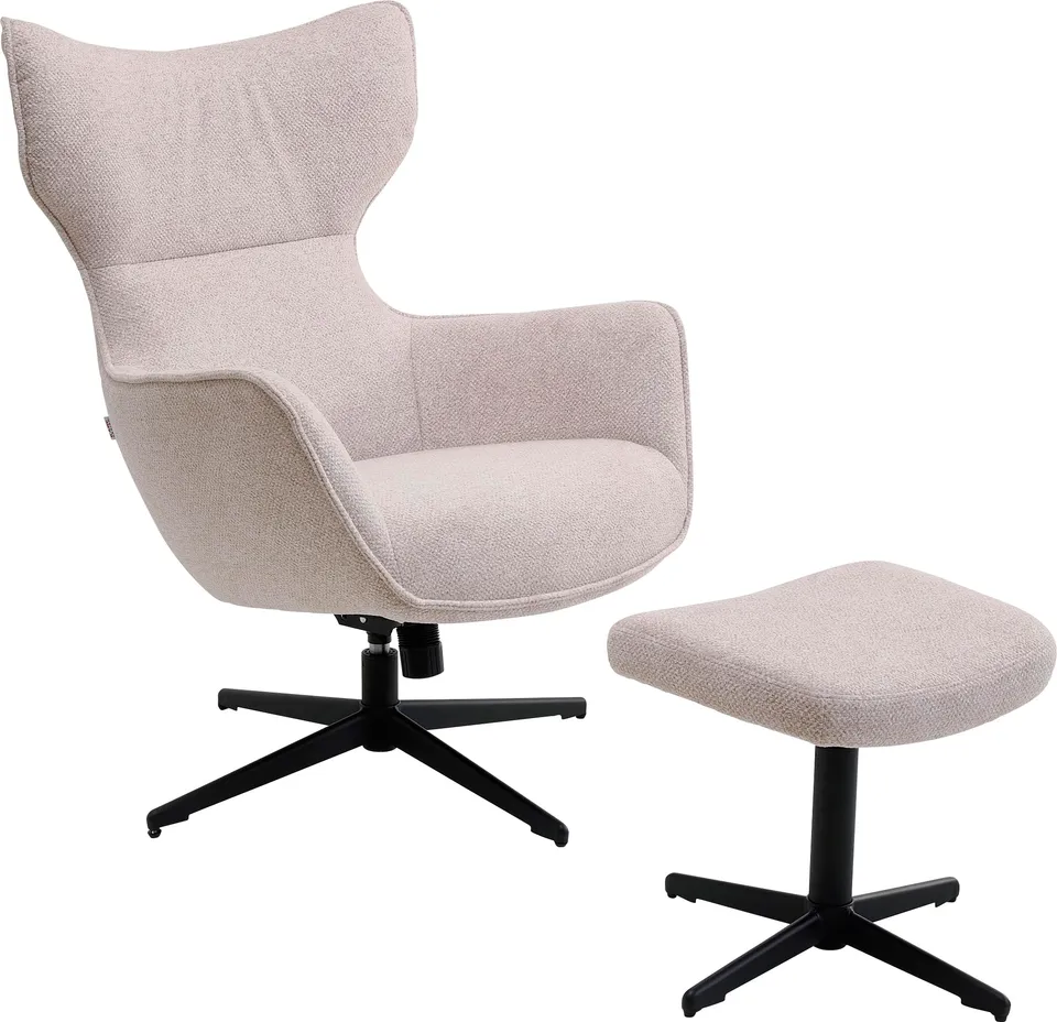 kare-design-drehsessel-hocker-jules-beige-360-drehbar-46-cm-sitzh-he image 1