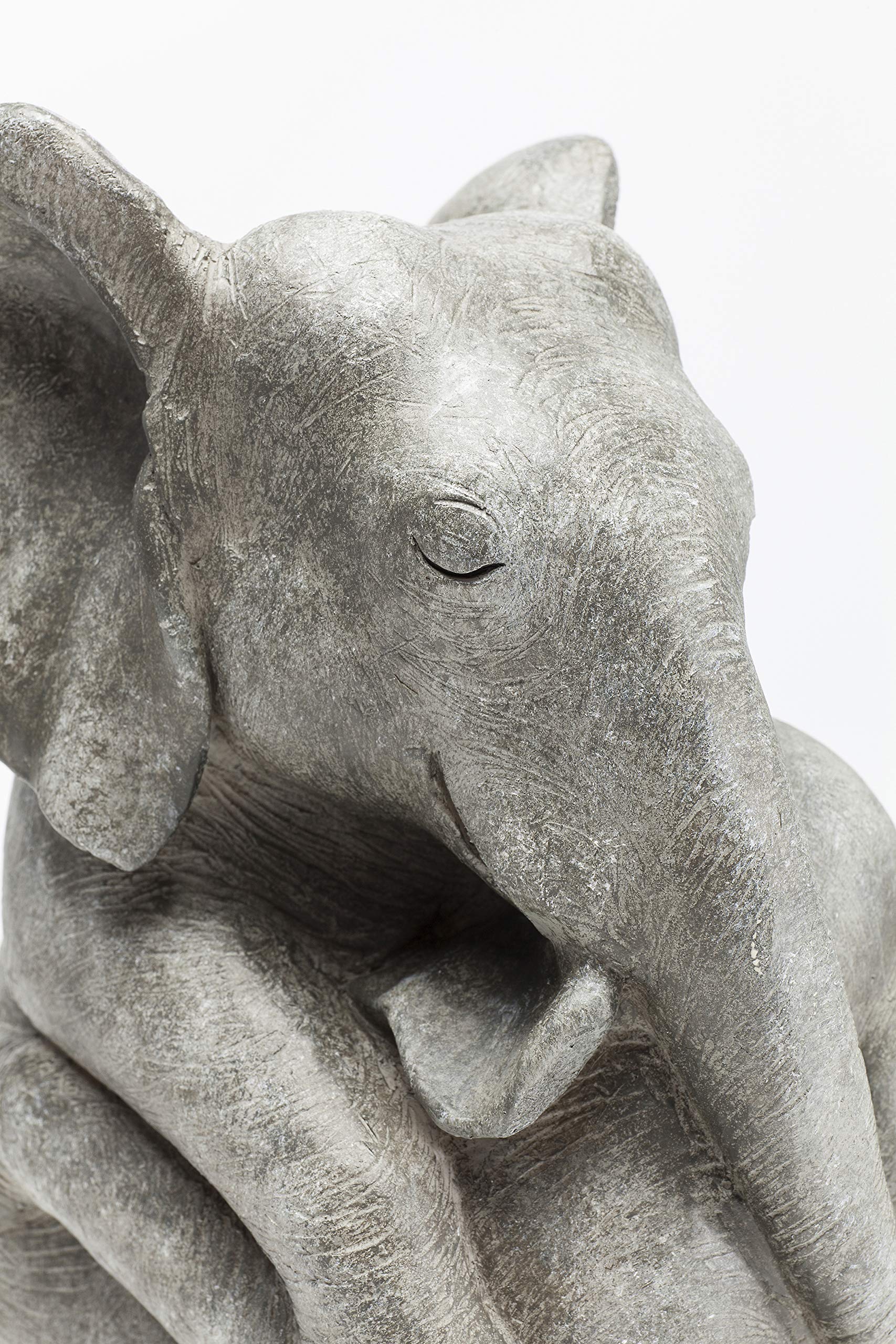 kare-design-deko-figur-elephant-hug-grau-36x22x15-cm image 6