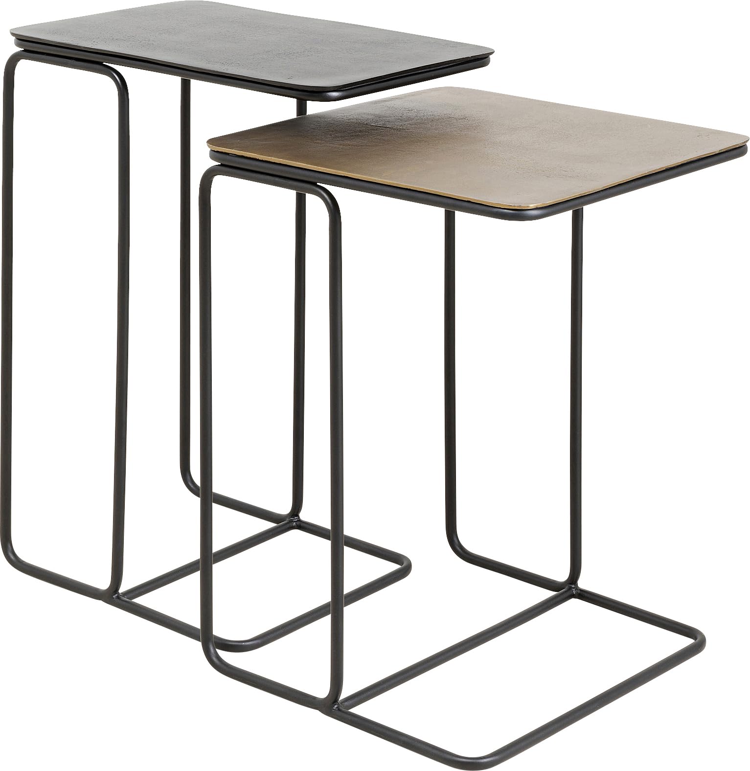kare-design-beistelltisch-diego-bronze-messing-2er-set-nachttisch-stahl image 1