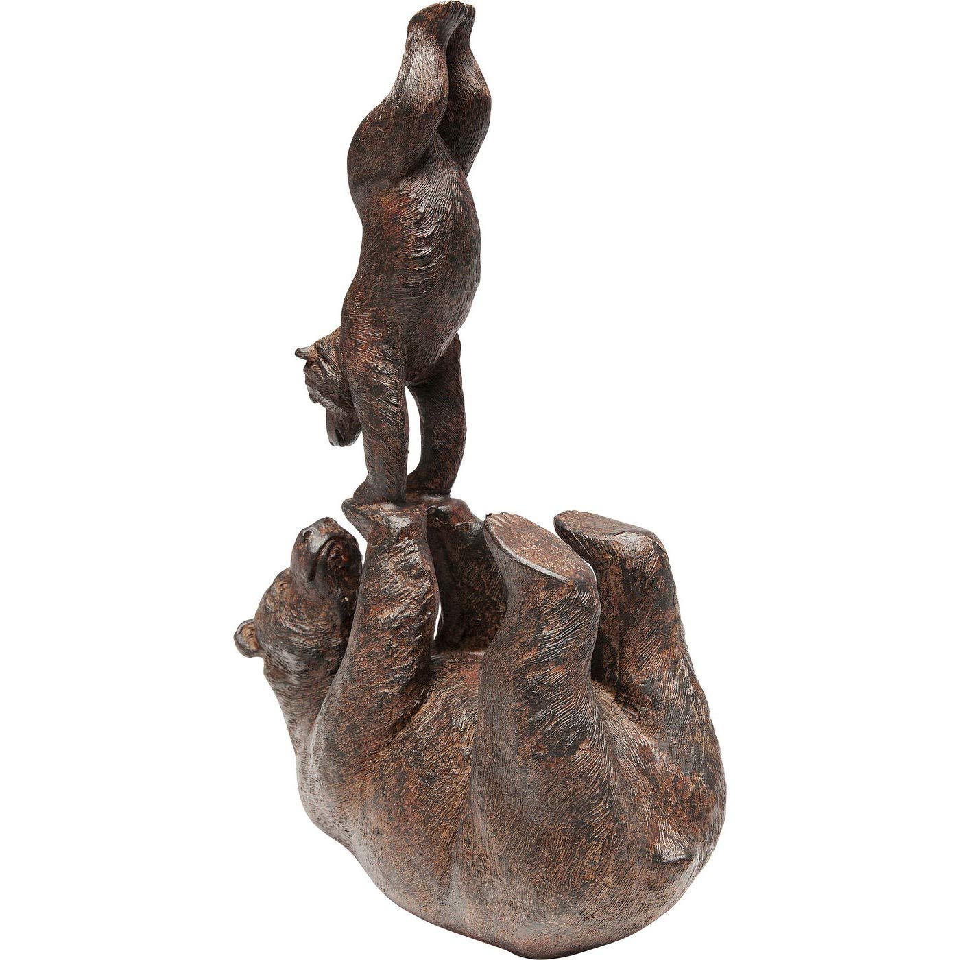 kare-design-artistic-bears-handstand-deko-figur-braun-27x18x9-cm image 3
