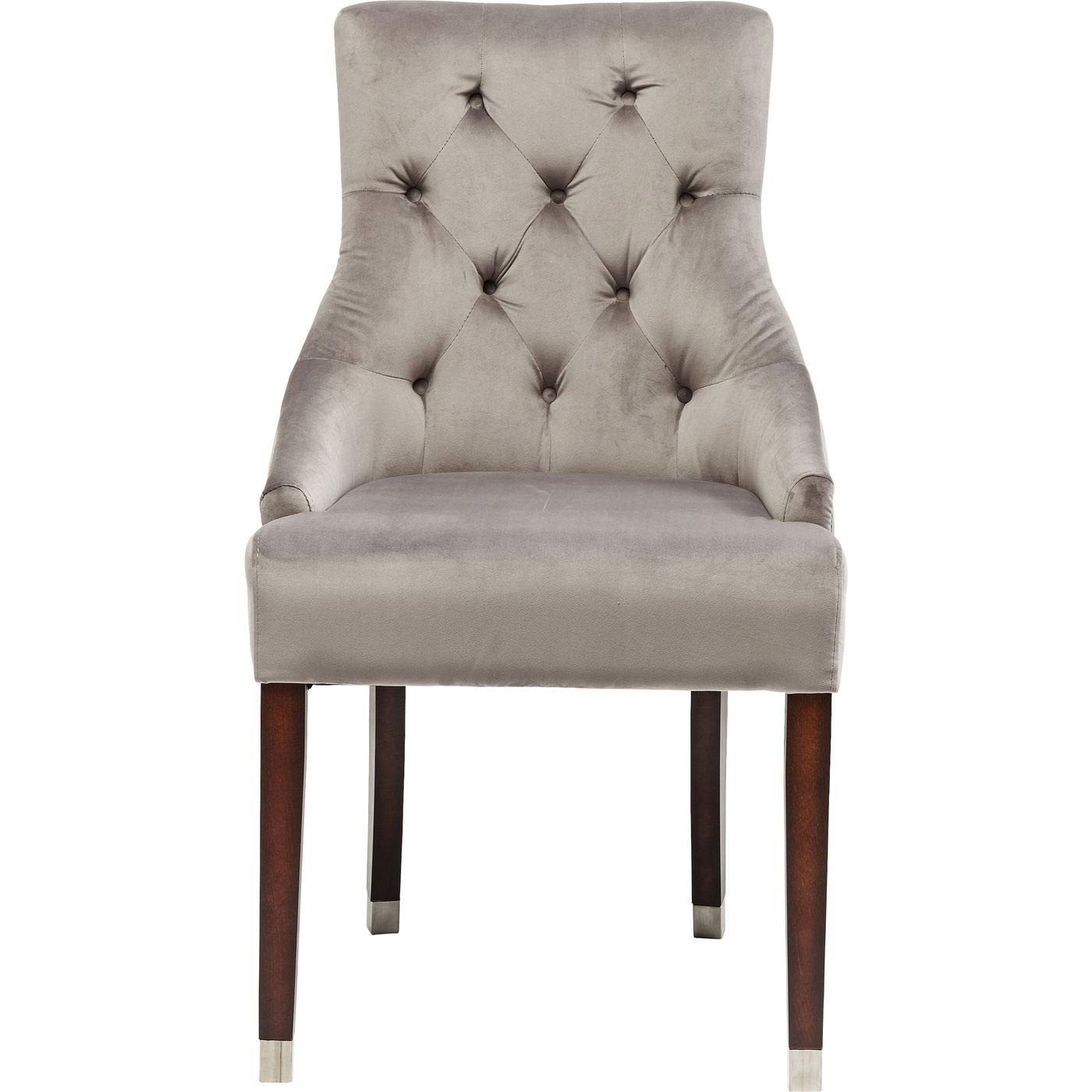 kare-design-armlehnstuhl-prince-velvet-grau-beige-98x53x60-cm image 1