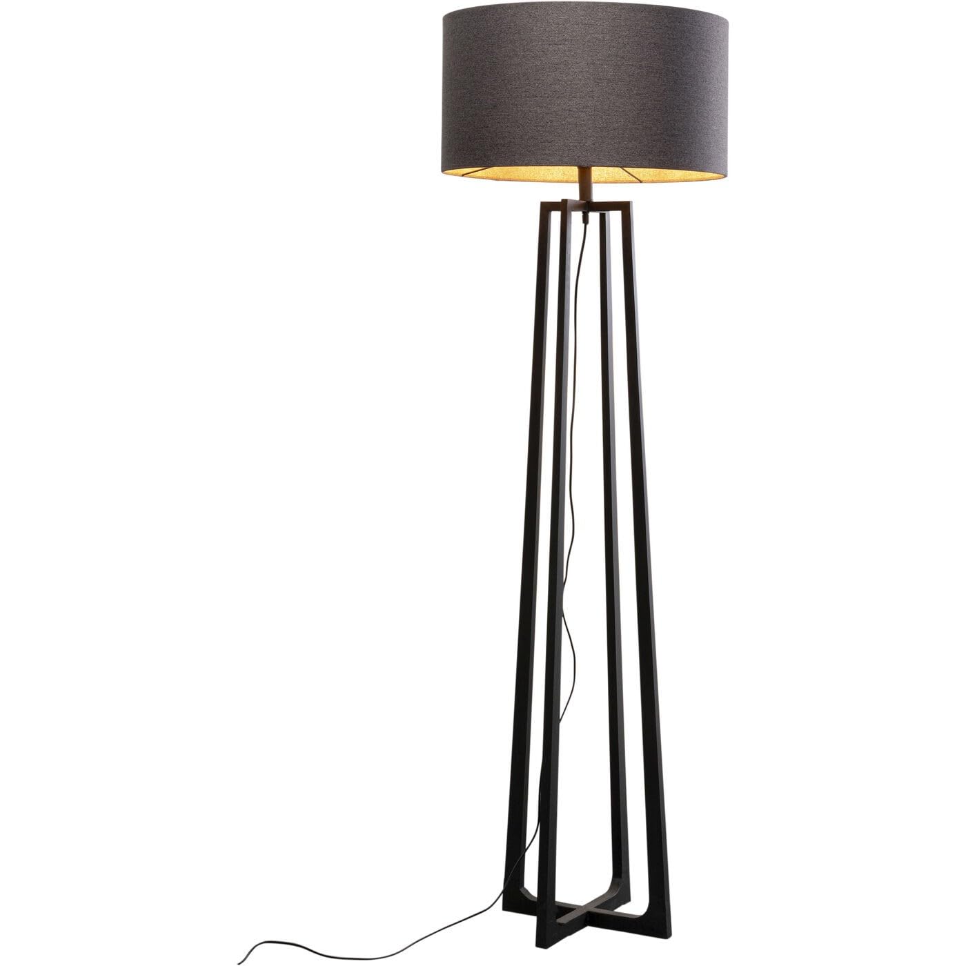 kare-design-stehlampe-timon-schwarz-stehleuchte-160x50x50-cm-stahl-seide image 3