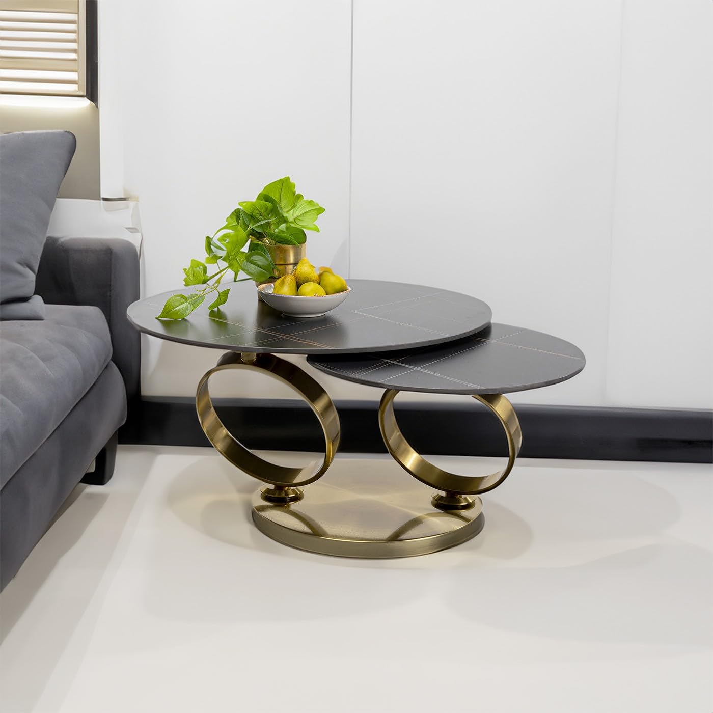 kare-design-beverly-couchtisch-gold-42x80x132-cm-keramik-drehbar image 2