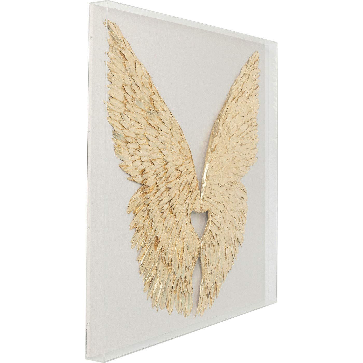 kare-design-wings-wandschmuck-gold-wei-120x120x8-cm image 4