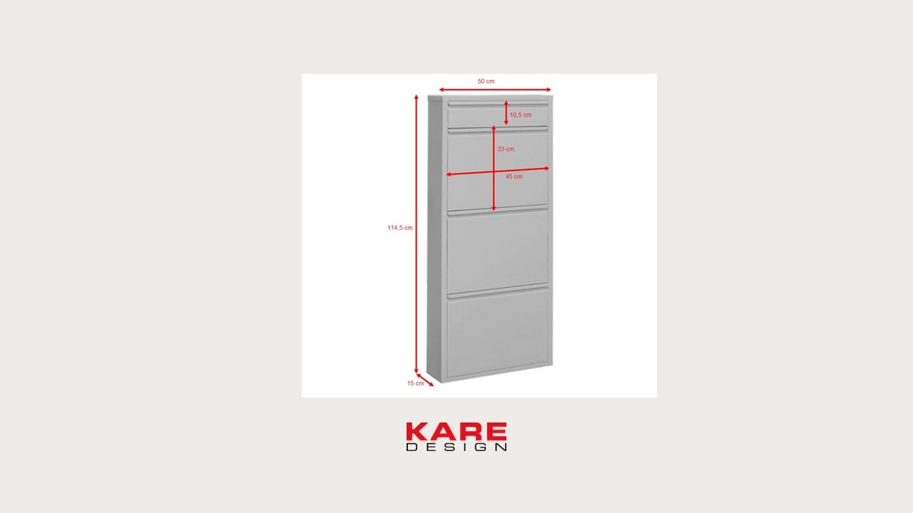 kare-design-schuhschrank-caruso-rot-metall-115x50x15-cm image 3