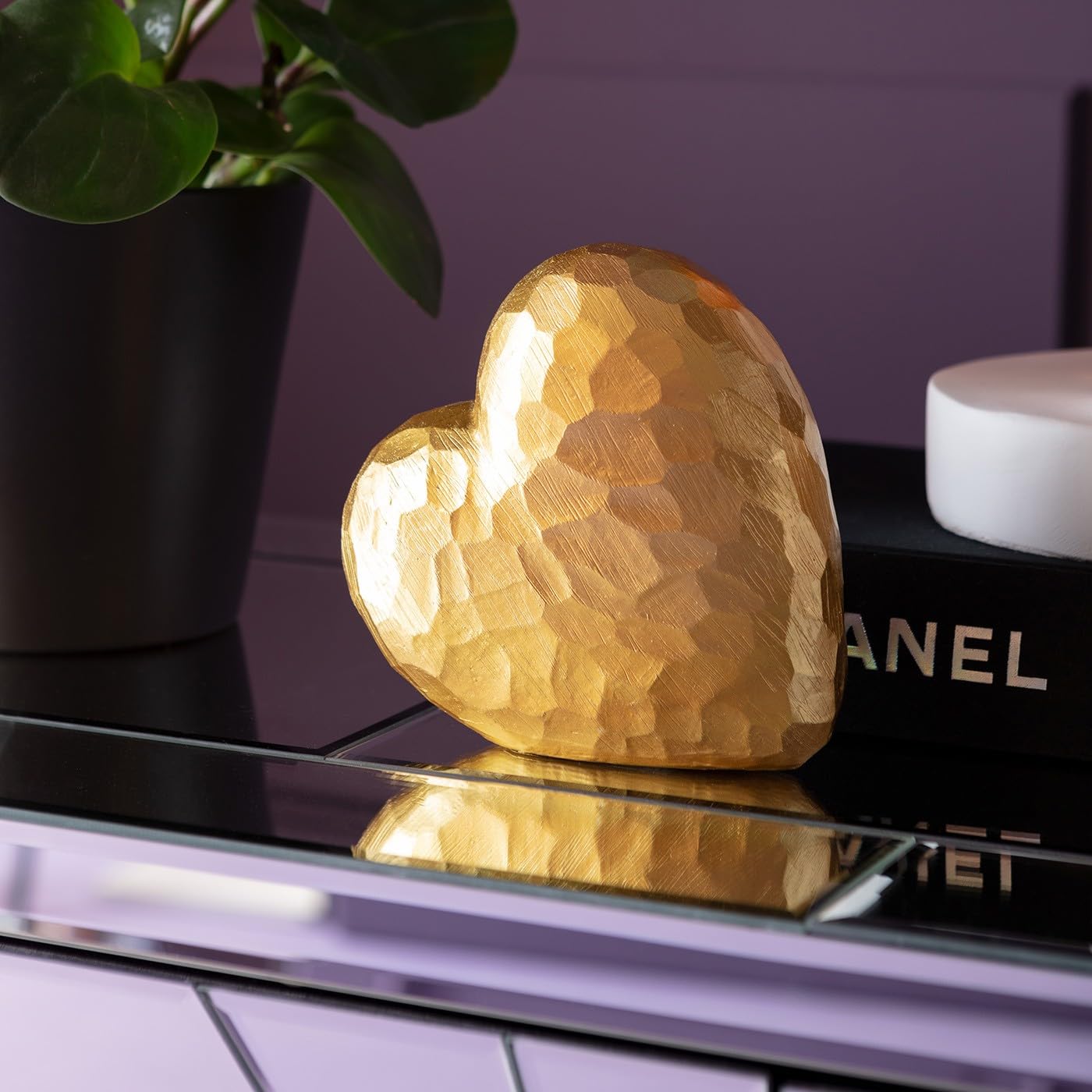 kare-design-deko-objekt-herz-handbemalt-gold-14-cm-polyresin image 2