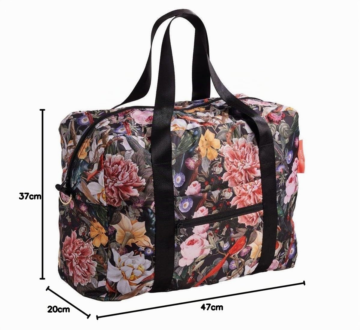 cedon-easy-travel-bag-red-birdies-reisetasche-47-x-20-x-37-cm image 4