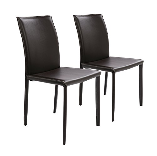 kare-design-stuhl-milano-brown-91x47x61cm-esszimmerstuhl-coffeebraun-kunstleder image 8