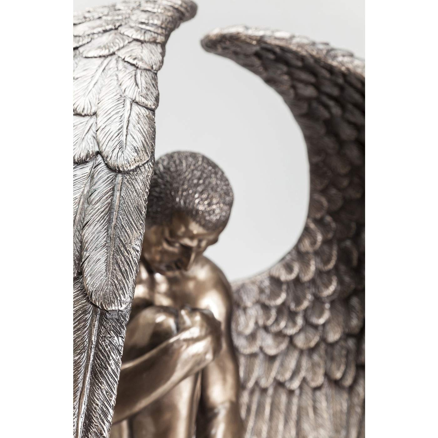 kare-design-nude-sad-angel-dekofigur-sitzender-engel-braun-63x48x32-cm image 4