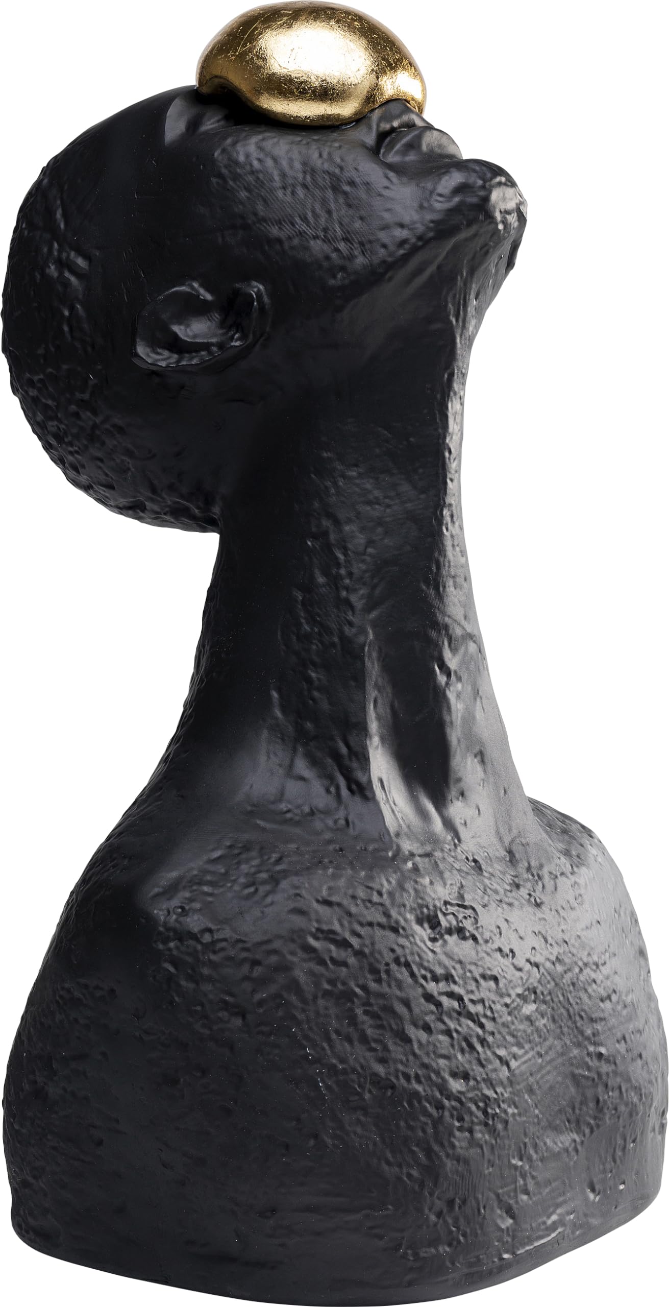kare-design-thinking-gorilla-head-deko-objekt-schwarz-49x29x26-cm image 7