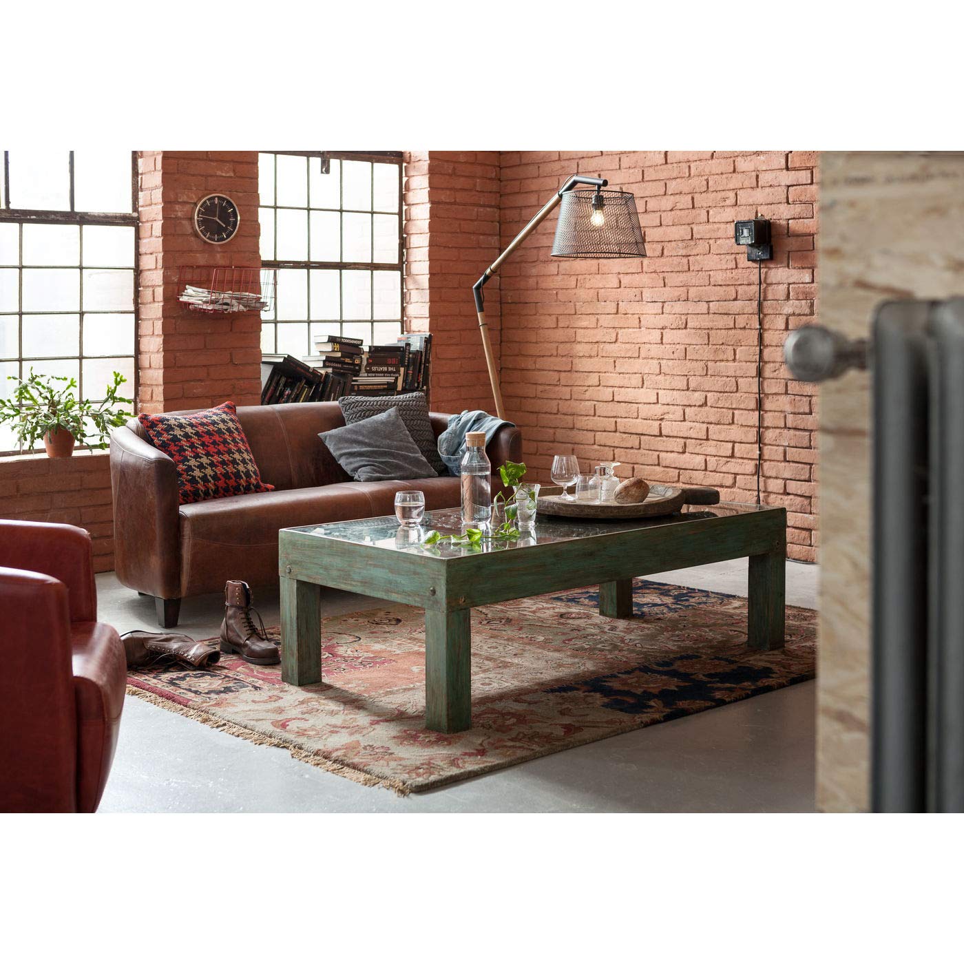 kare-design-sofa-cigar-lounge-2-3-sitzer-ledersofa-cognac-braun-176-cm image 4