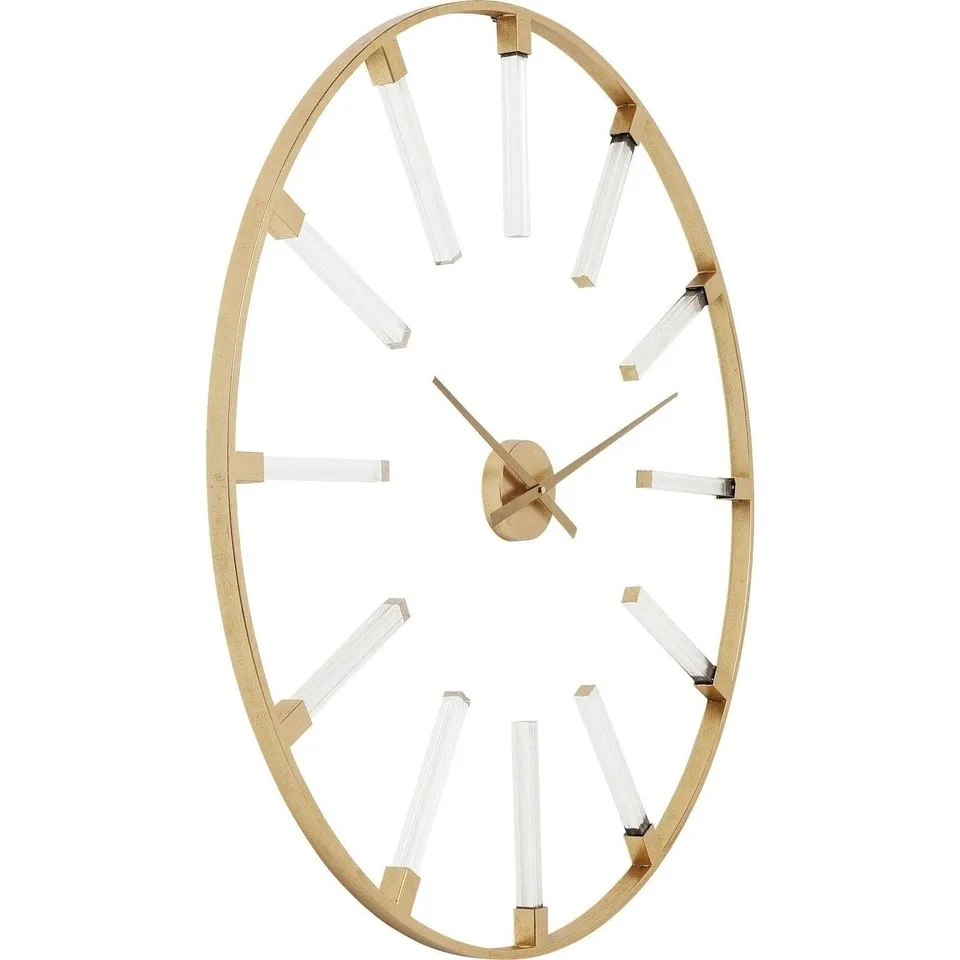 kare-design-wanduhr-visible-sticks-gold-92x92x3-cm-stahl image 1