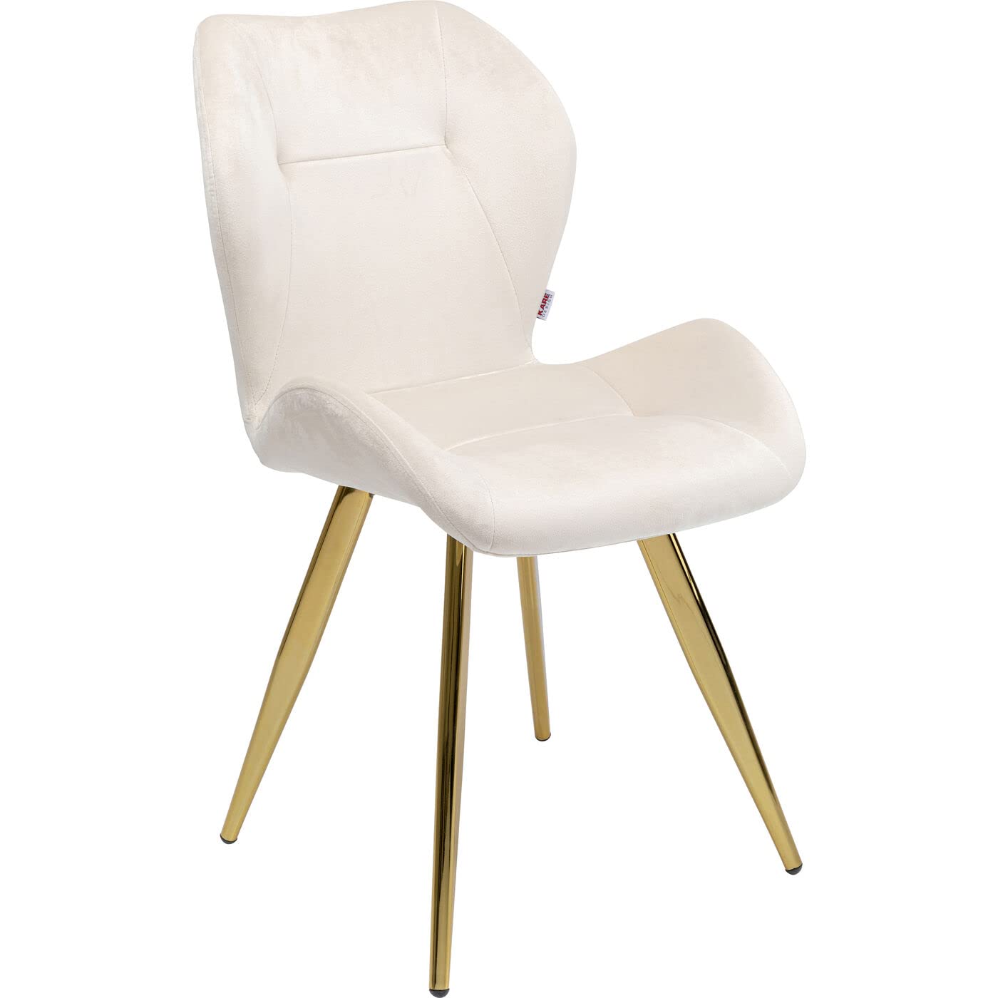 kare-design-stuhl-viva-creme-samtoptik-82x50x59-cm-esszimmerstuhl image 5