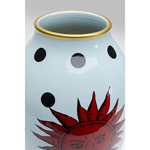 kare-design-deko-vase-cohesion-40-cm-blaue-blumenvase-tischvase image 6