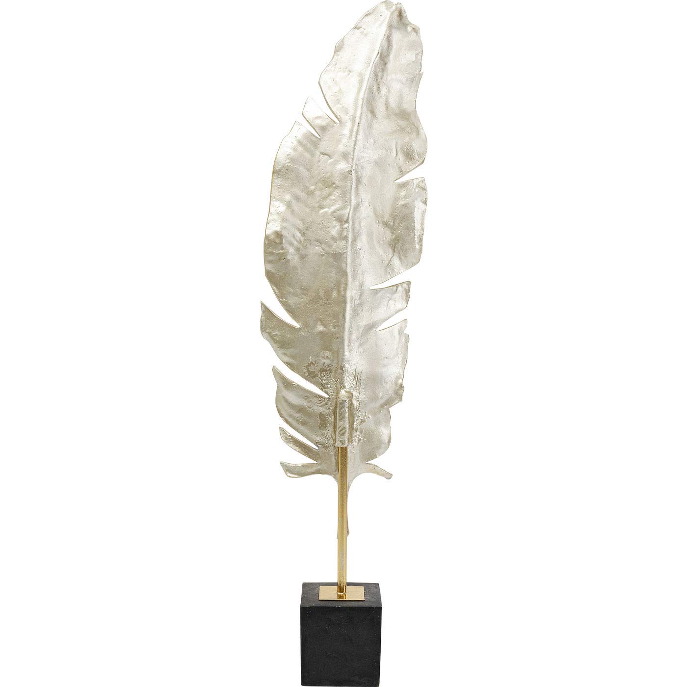 kare-design-deko-objekt-feather-147x36x15-cm-dekofigur-gold-blatt image 5