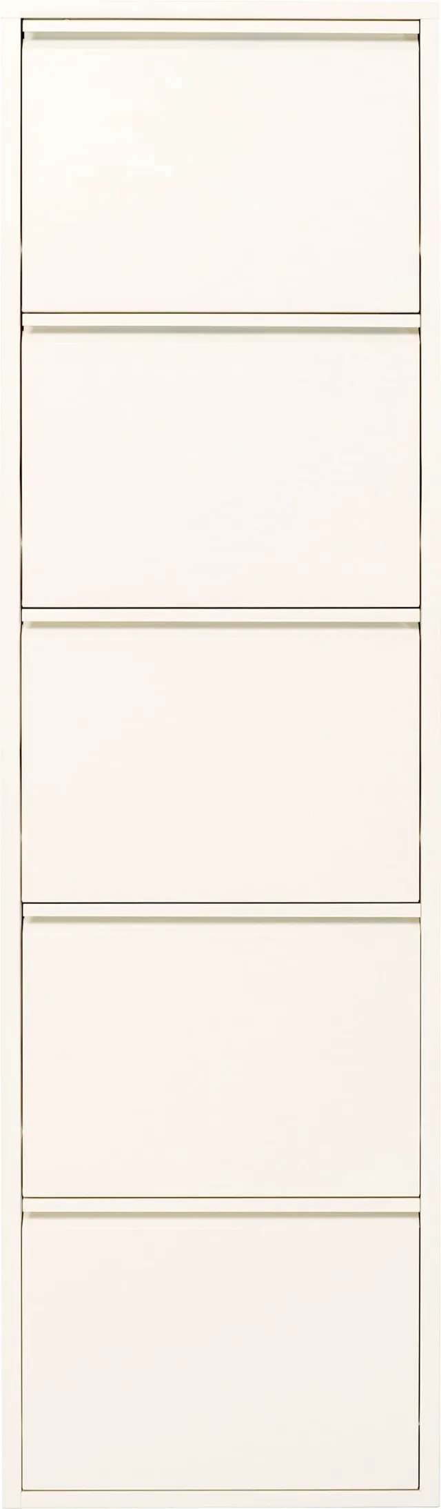 kare-design-schuhschrank-caruso-creme-5-klappen-stahl-170-cm-hoch image 1