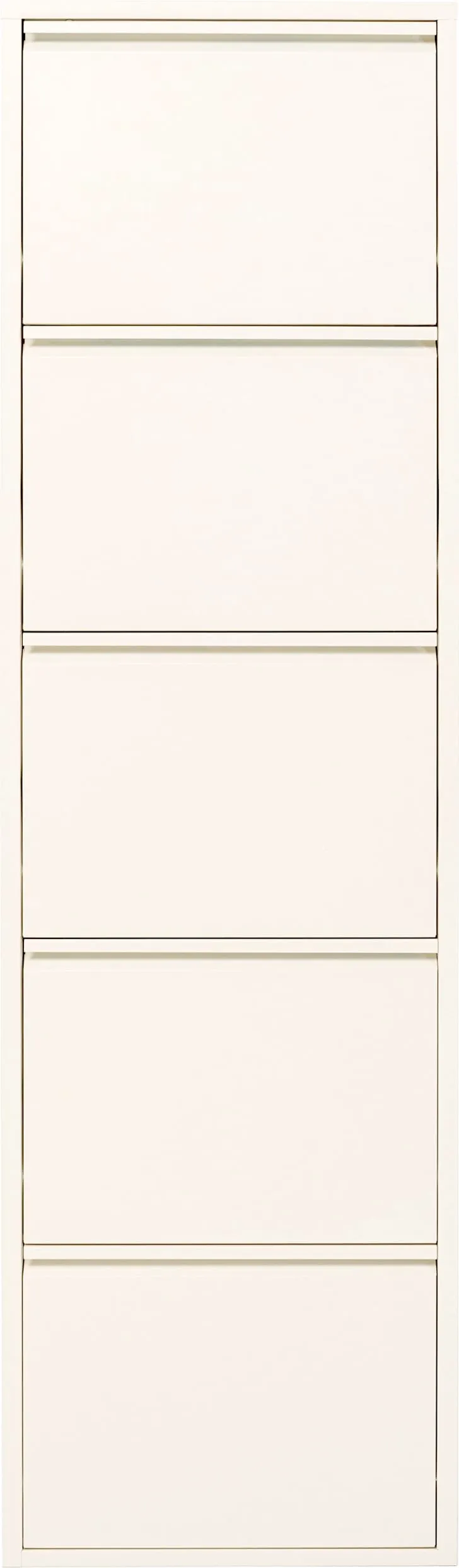 kare-design-schuhschrank-caruso-creme-5-klappen-stahl-170-cm-hoch image 1
