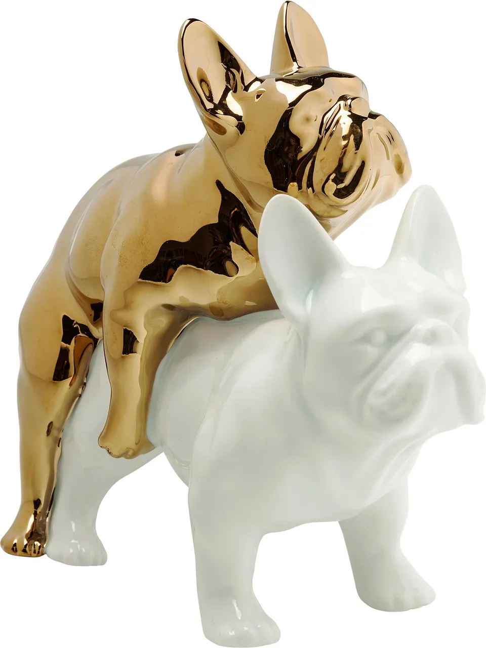 kare-design-love-dogs-deko-figur-gold-wei-17x11x20-cm image 1