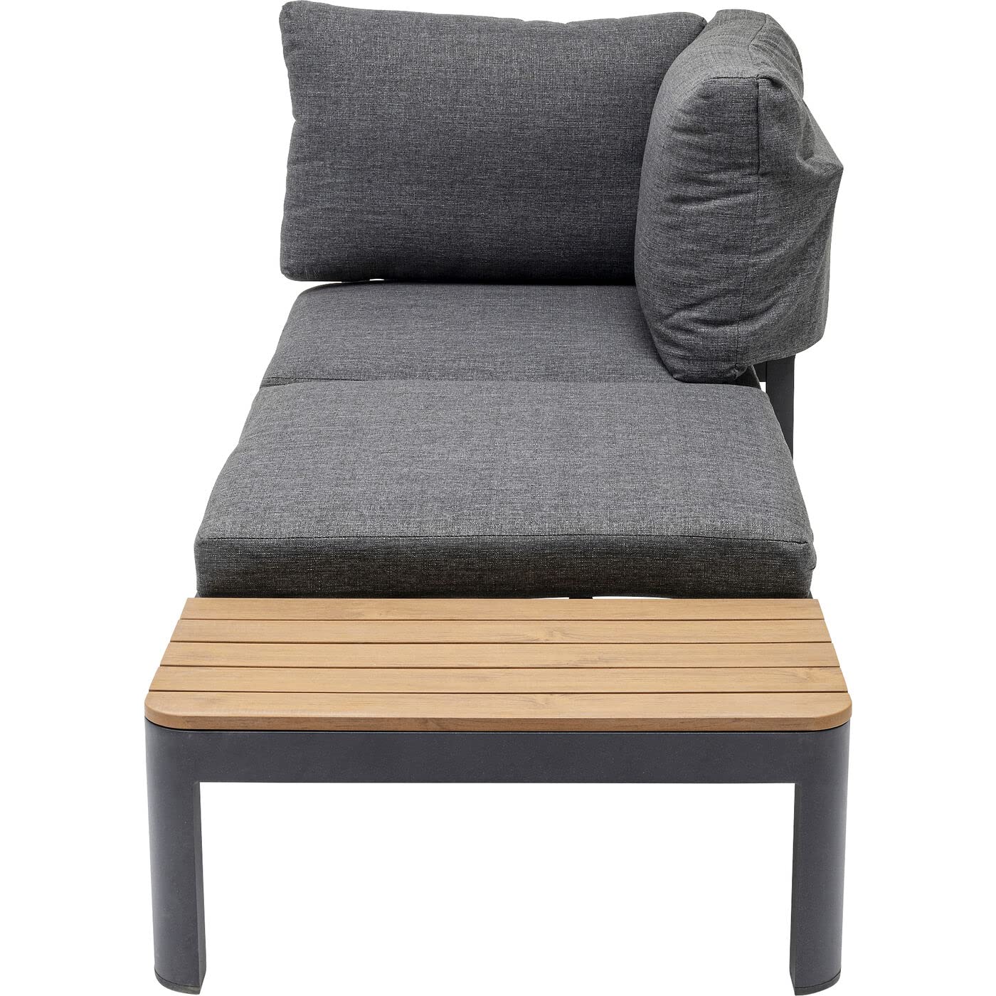 kare-design-happy-day-recamiere-rechts-braun-schwarz-outdoor-liege-63x166x66-cm image 1