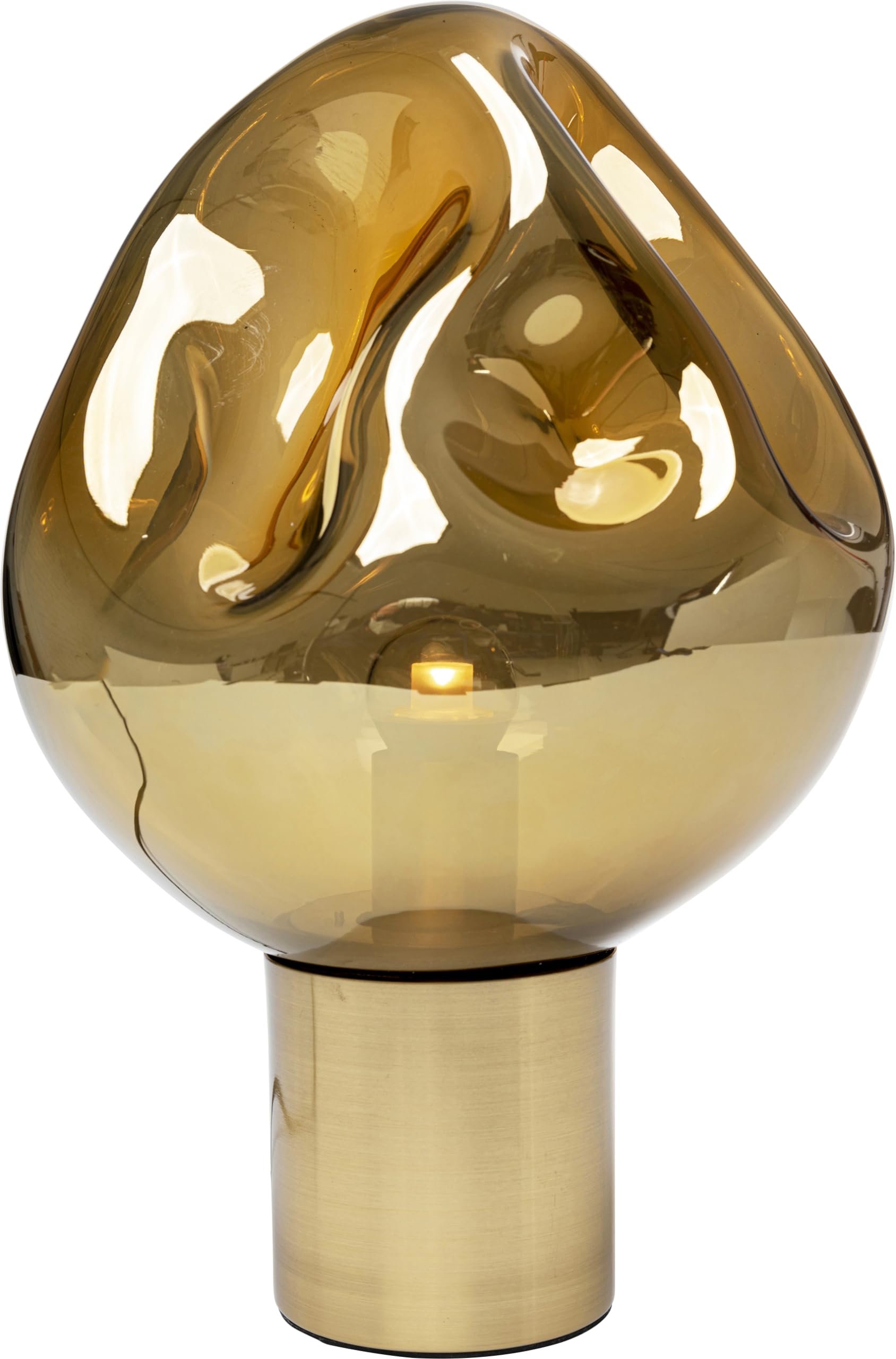 kare-design-tischlampe-dough-gold-designer-desk-lamp-glas-38x25x25-cm image 1