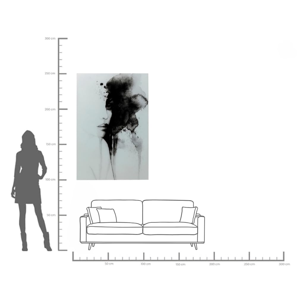 kare-design-glasbild-smokey-face-schwarz-wei-150x100x0-4-cm image 3