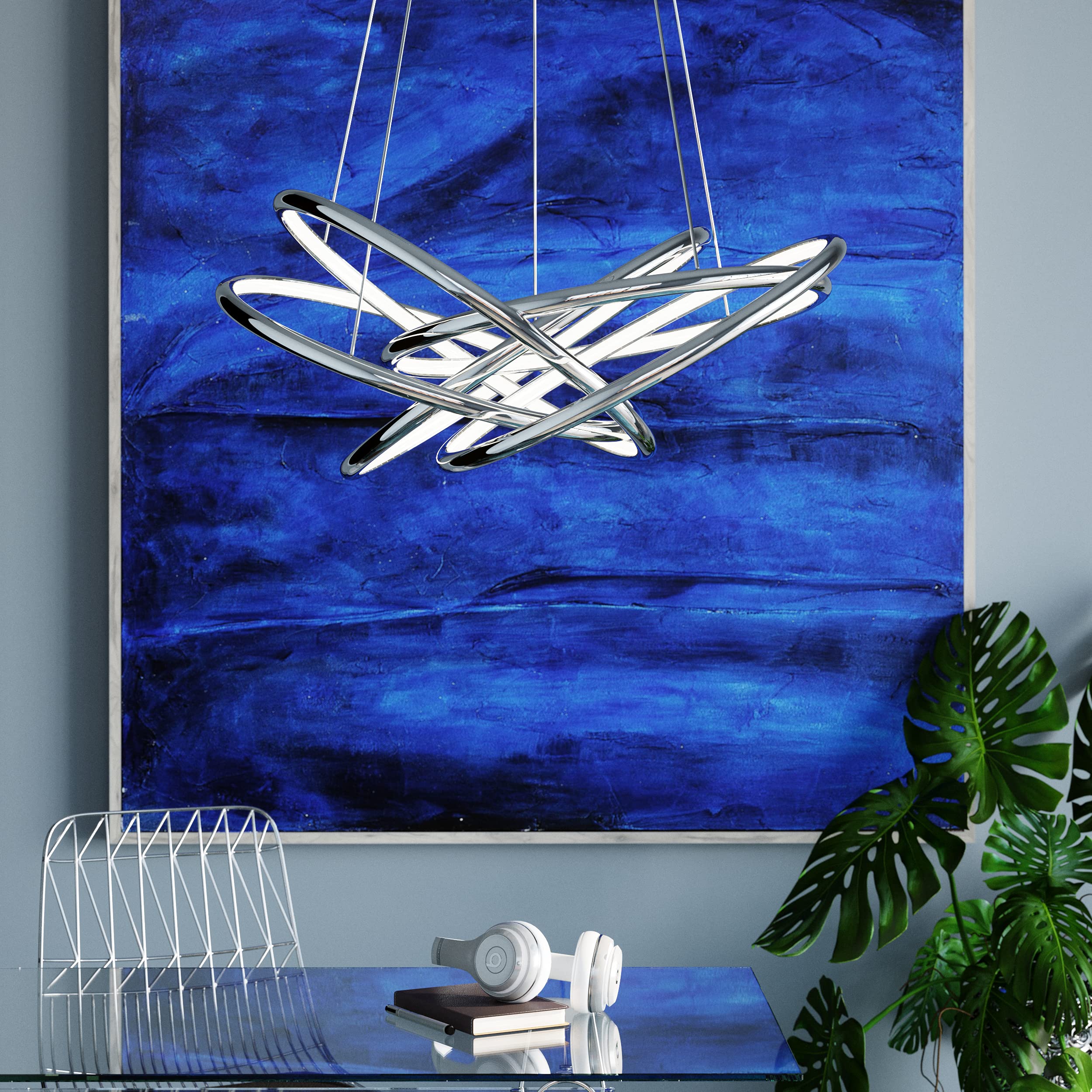 kare-design-h-ngeleuchte-saturn-led-chrom-aluminium-h-henverstellbar image 2