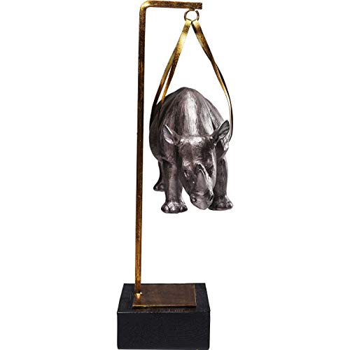 kare-design-hanging-rhino-deko-figur-nashorn-grau-gold-43x26x15-cm image 8
