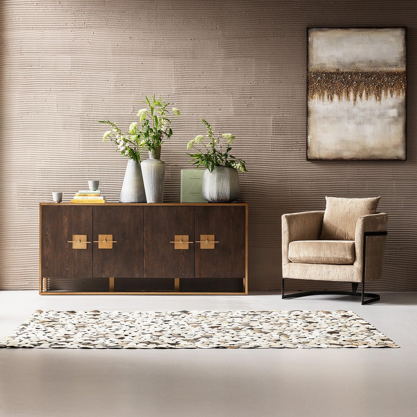 kare-design-sideboard-osaka-anrichte-mit-metallumrandung image 2