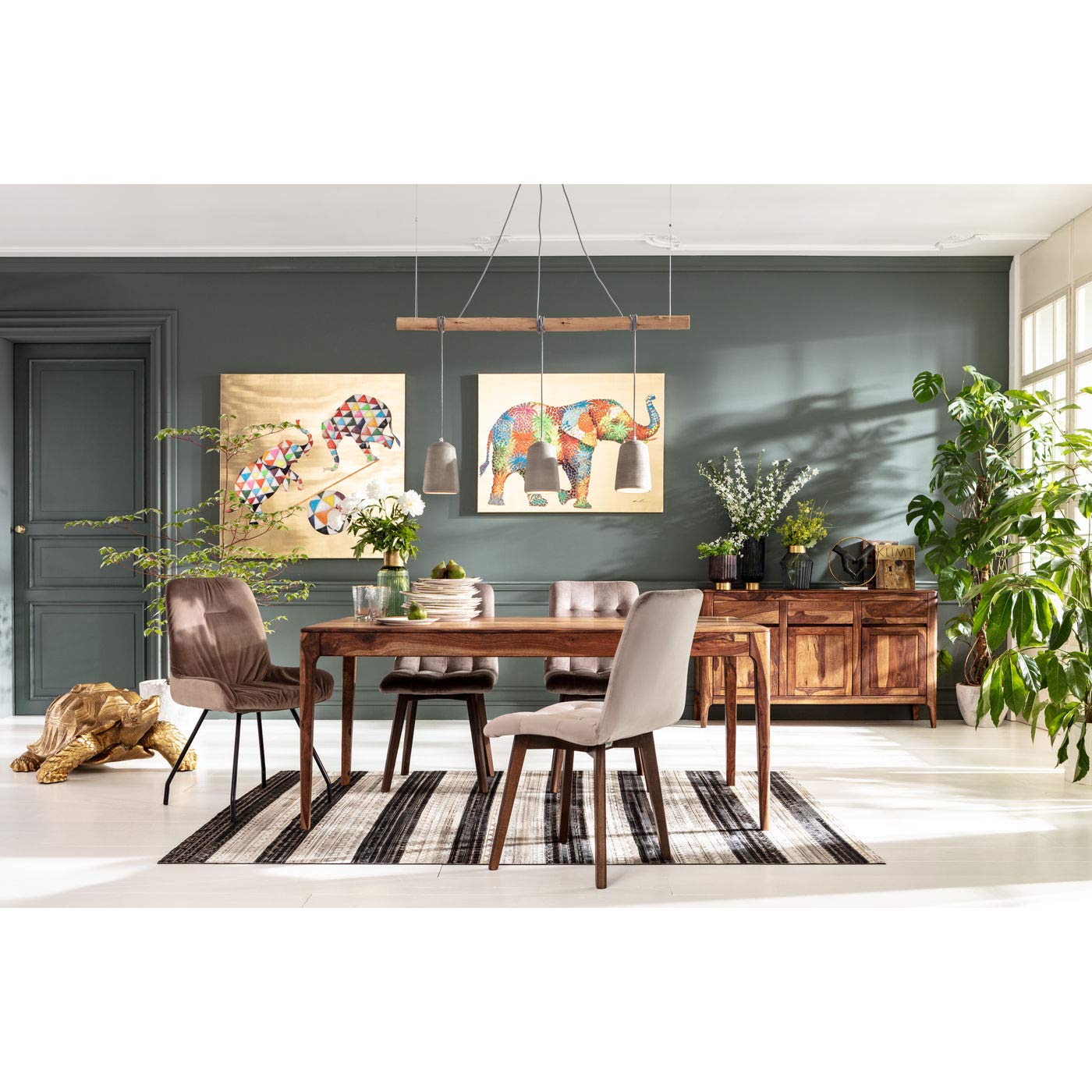 kare-design-sideboard-brooklyn-nature-sheesham-85x145x40-cm image 2