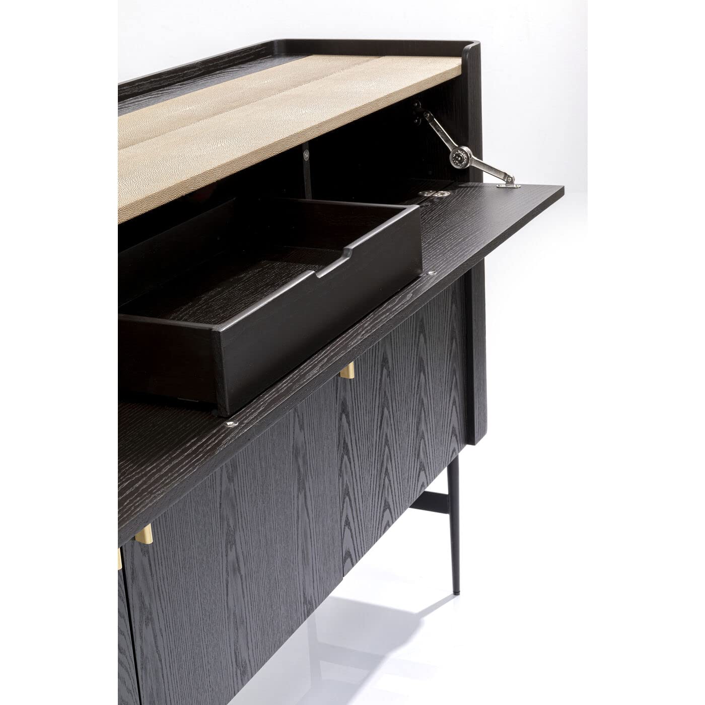 kare-design-barschrank-milano-113x190-retro-schrank-dunkelbraun-mit-reptil-table image 7