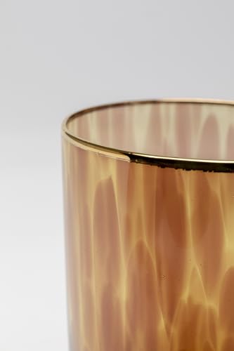 kare-design-glas-caramel-longdrinkglas-set-4-teilig-braun-400-ml-mit-goldrand image 8