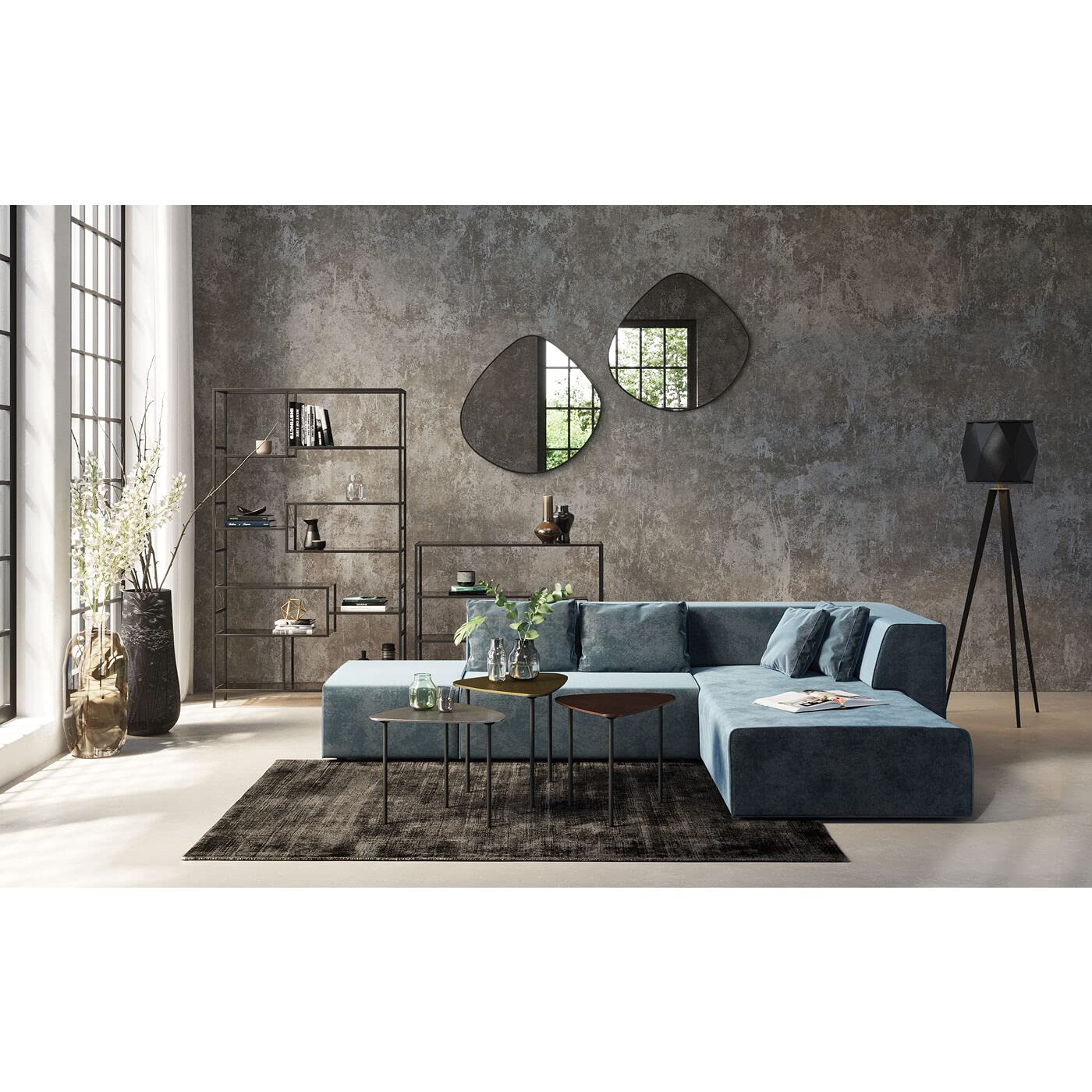 kare-design-infinity-velvet-ecksofa-ocean-rechts-samt-blau image 2